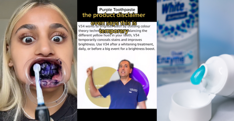 purple toothpaste, affordable teeth whitening toothpaste singapore