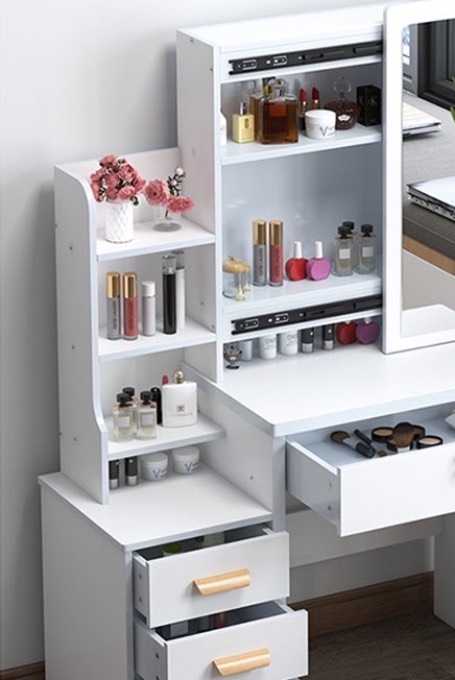 10 Compact Vanity Tables That Can Fit in the Smallest Rooms | Daily ...