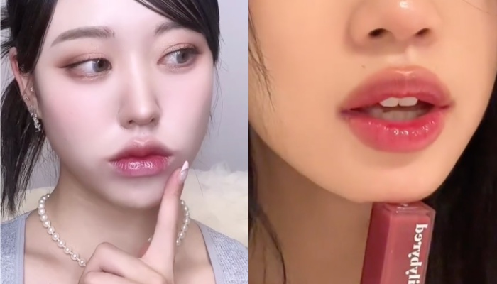 korean vs douyin vs igari makeup juicy jelly lips