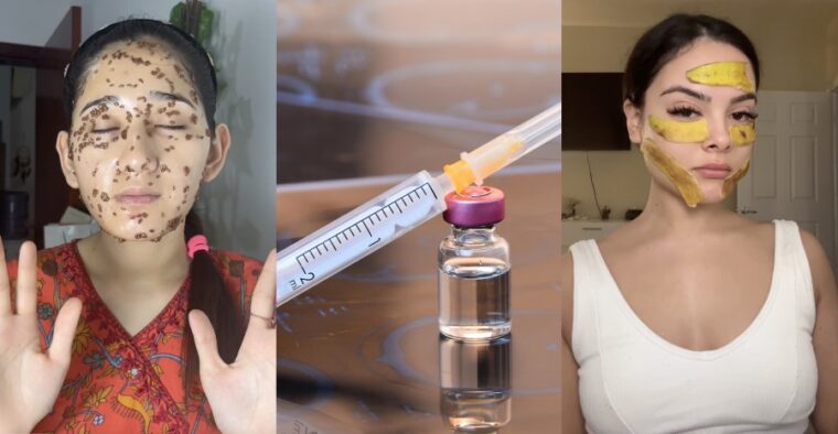 TikTok diy botox trend