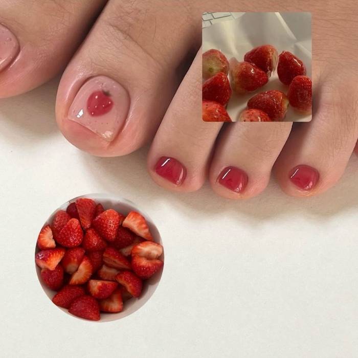 Pedicure Strawberry