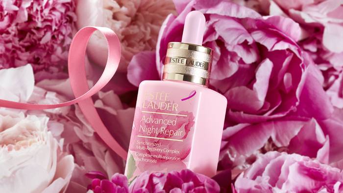 breast cancer awareness estee lauder advanced night repair