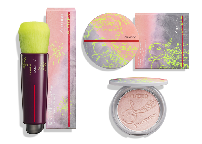 hunter x shiseido makeup