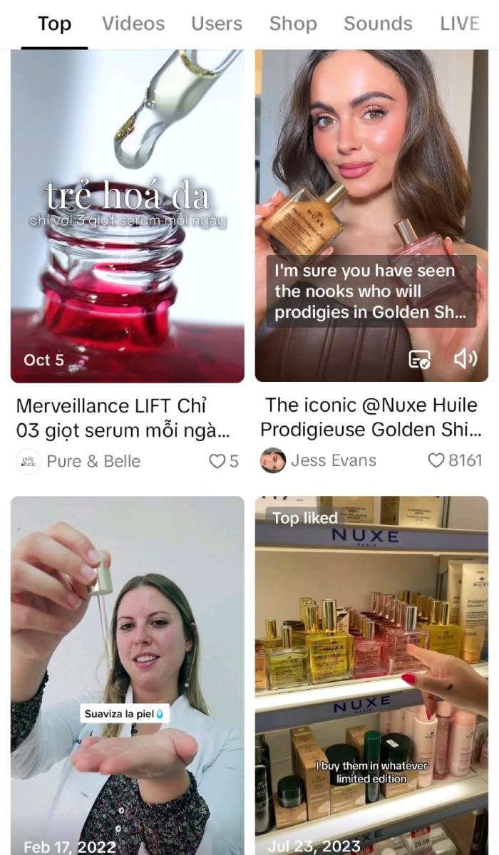 nuxe on tiktok