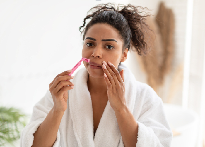 PCOS Skin Symptoms hirsutism