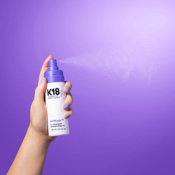 k18 airwash dry shampoo review spray