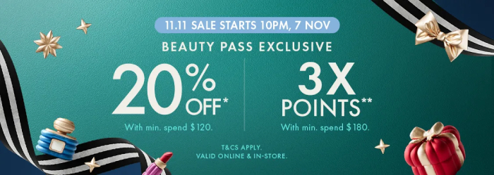 sephora 11 11 sale