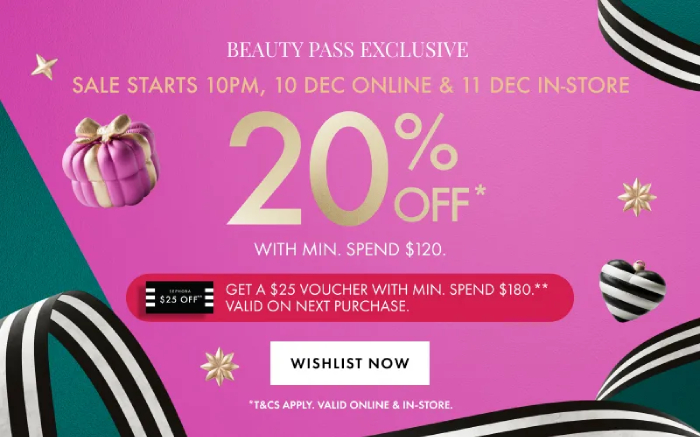 12.12 beauty deals 2024 sephora banner