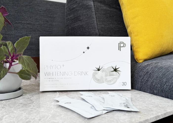 phyto+ whitening drink packaging