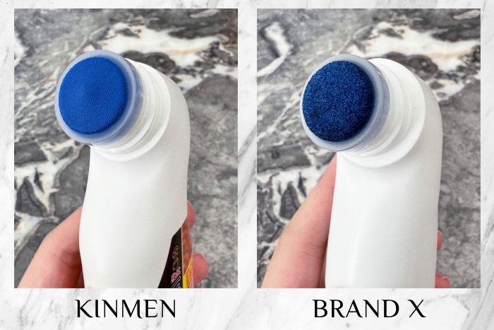 KINMEN QX Pain Relief Penetrating Liquid vs Brand X