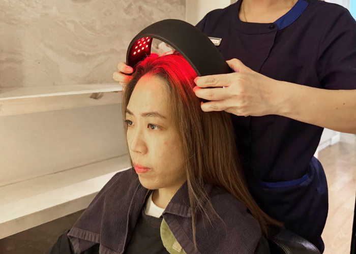 tk trichokare review led mask 1