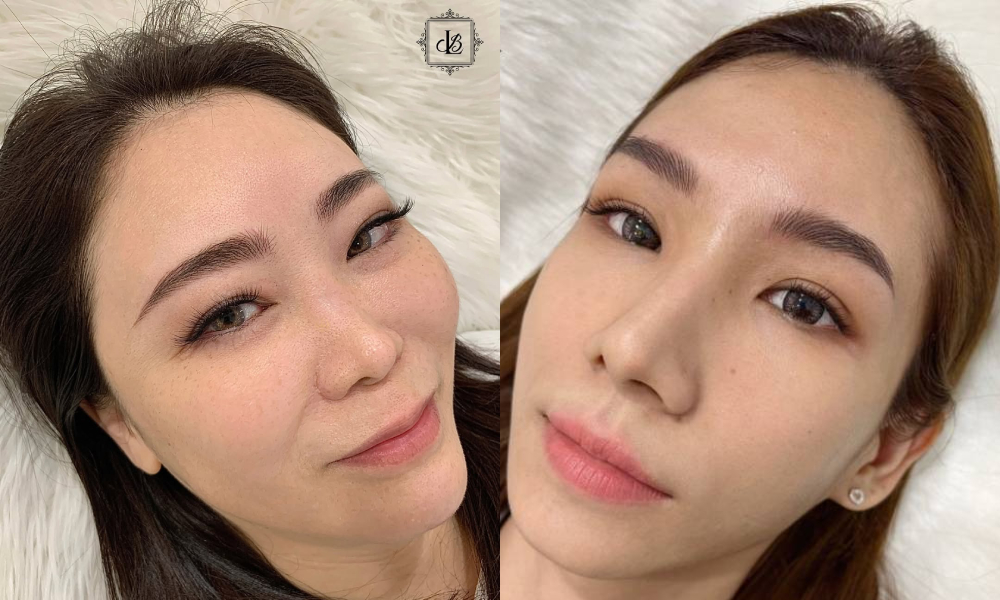 2 eyebrow tattoo microblading lebellbrow