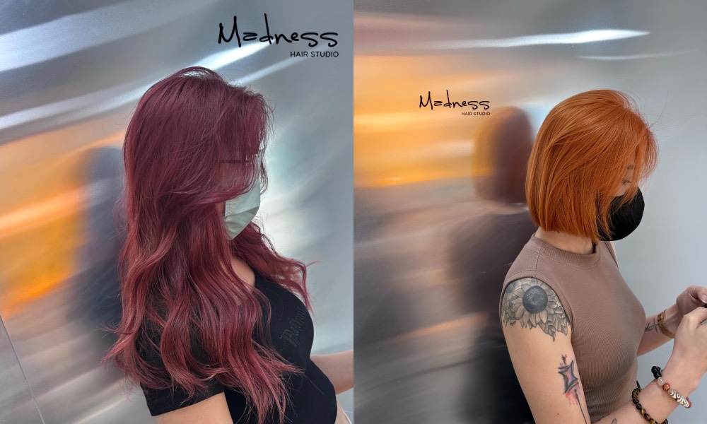 JB hair salon - Madness Hair Studio hair colour.