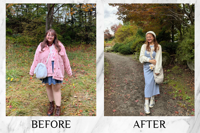 germaine weight loss journey before after 2 (1)