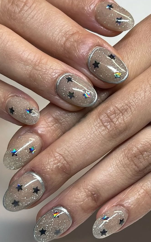 singapore national day manicure starry nights