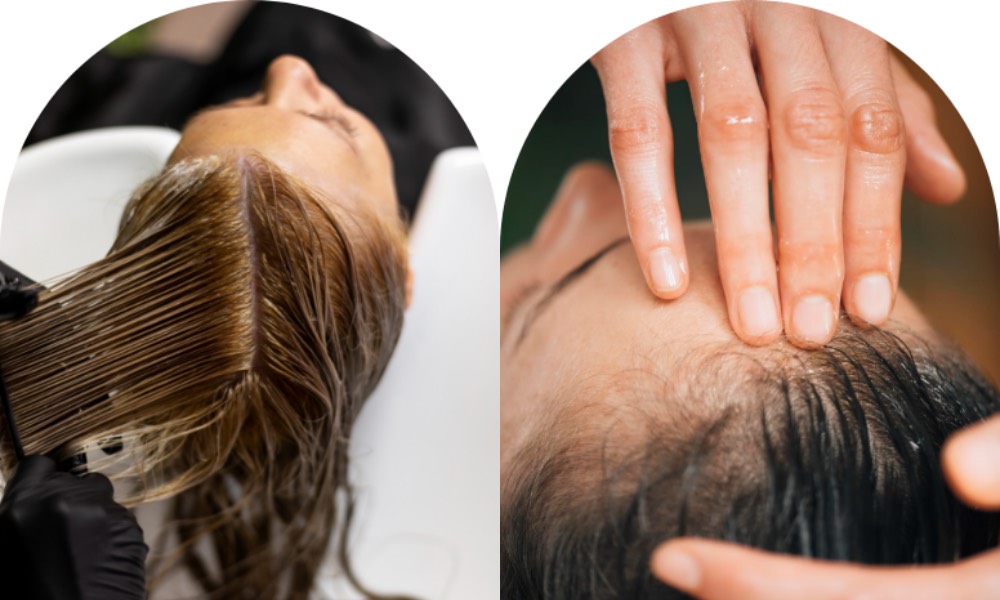 oily scalp treatments - GC Hairdressing.