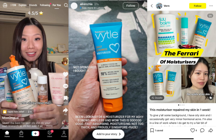 vytle ugc content creator posts