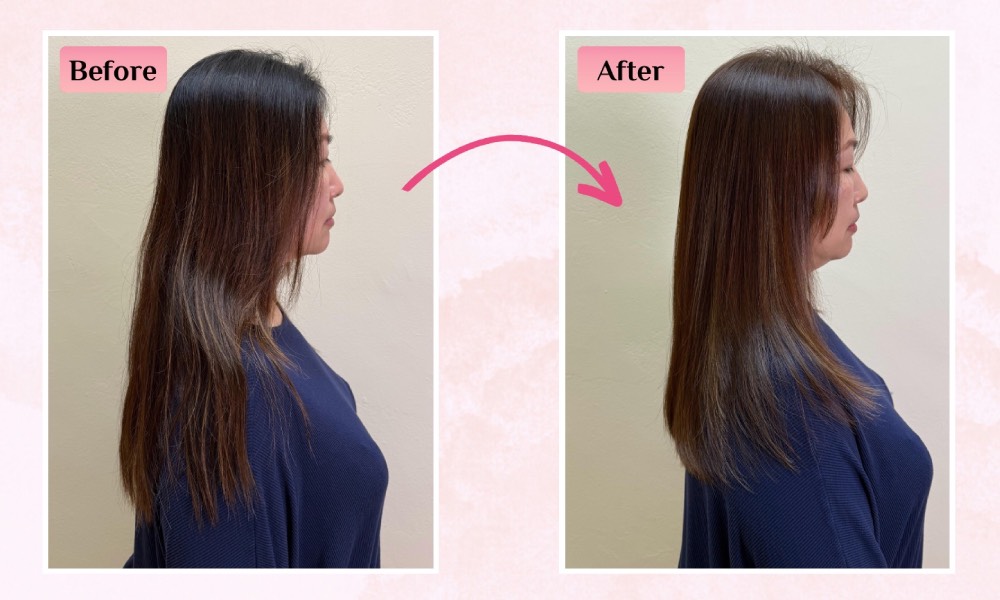 Hairstuff dvbta - b - damage hair treatments - before_after.
