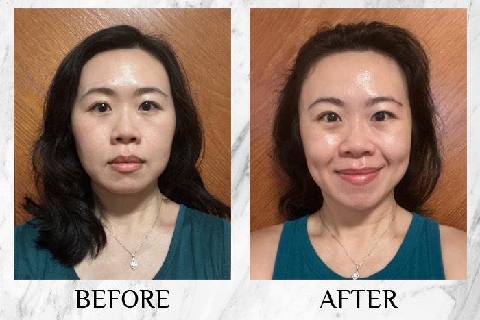 Irise Collagen Glow Shot - before/after