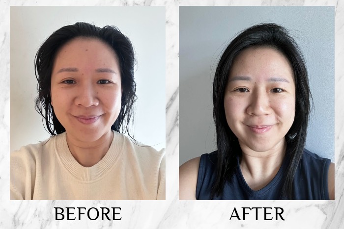 Irise Collagen Glow Shot - before/after