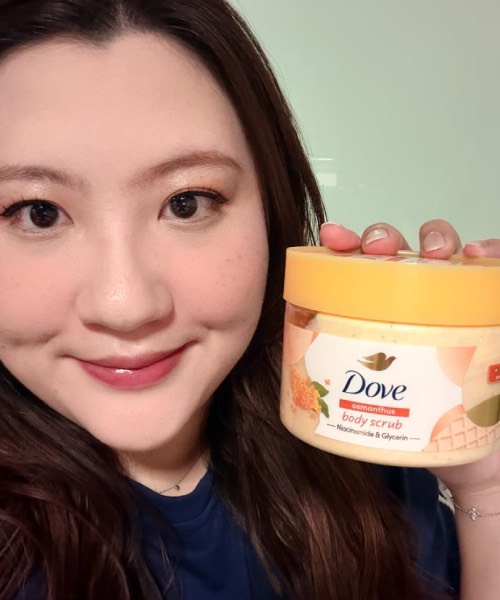 dove body scrub