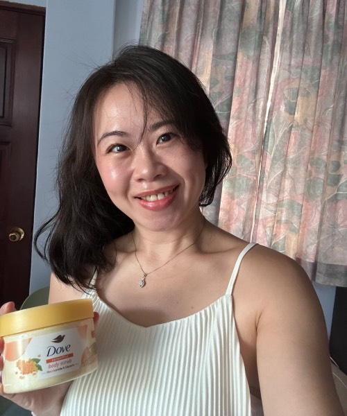 dove body scrub