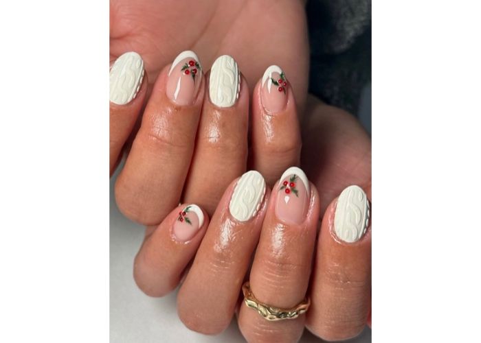 festive french tips